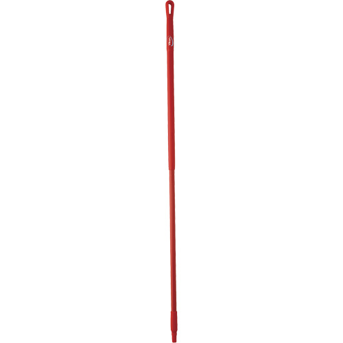 Handle, Broom/Scraper/Squeegee, Red, Ergonomic, 59" L Maritime Industrial Rubber