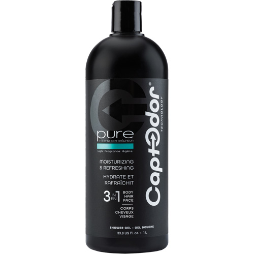 Gel douche 3 en 1, 1000 ml, Pure fraîcheur, Bouteille Maritime Industrial Rubber