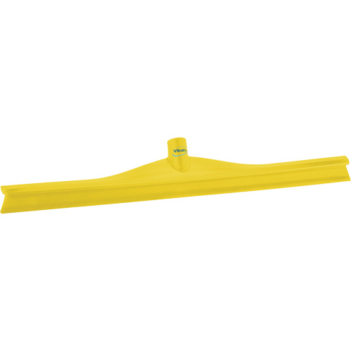 Raclette simple ultra hygi&eacute;nique, 24", Jaune Maritime Industrial Rubber