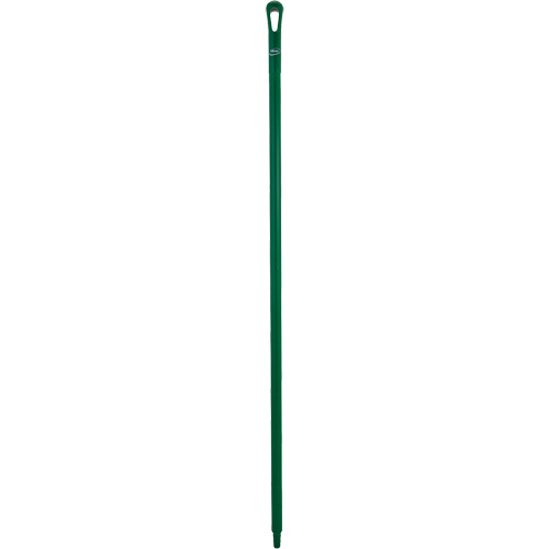 Ultra Hygiene Handle, Broom/Scraper/Squeegee, Green, Ergonomic, 59" L Maritime Industrial Rubber