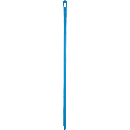 Ultra Hygiene Handle, Broom/Scraper/Squeegee, Blue, Ergonomic, 59" L Maritime Industrial Rubber