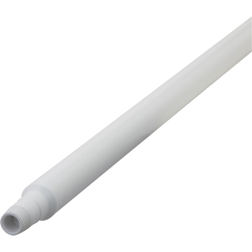 Ultra Hygiene Handle, Broom/Scraper/Squeegee, White, Ergonomic, 59" L Maritime Industrial Rubber