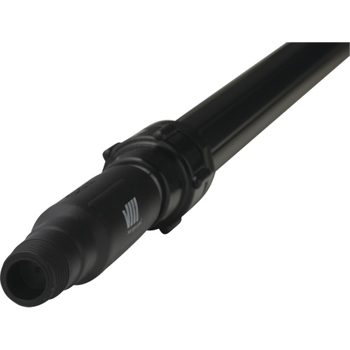 Manche de brosse pour plateforme, Brosse/Support &agrave; tampon, Noir, T&eacute;lescopique, 62"-113" lo Maritime Industrial Rubber