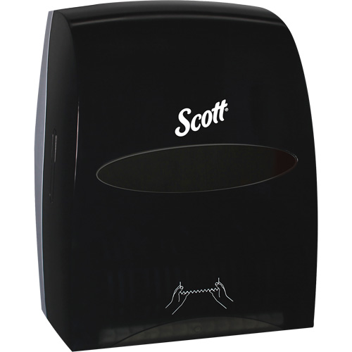 Distributeur d'essuie-mains Essential de Scott, Manuel/Sans contact, 12,63" la x 10,2" p x 16,13" h Maritime Industrial Rubber