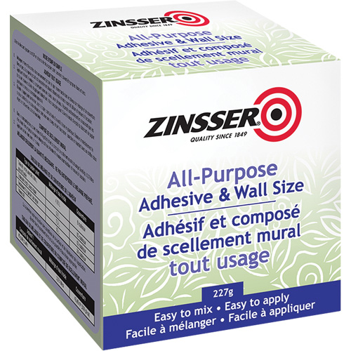 All-Purpose Adhesive and Wall Size, 227 g, Kit, Clear Maritime Industrial Rubber
