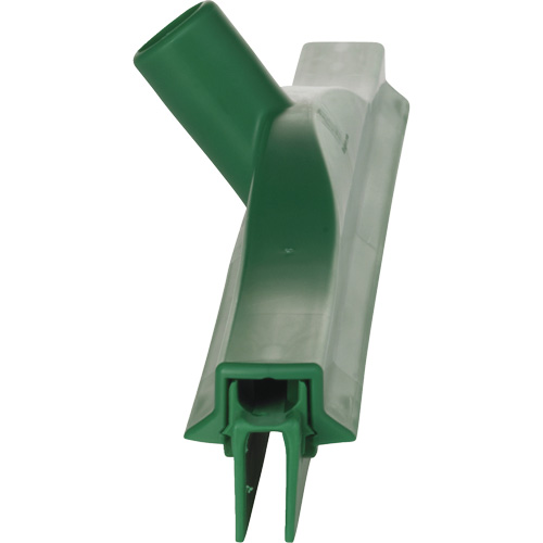 Double Blade Ultra Hygiene Squeegee, 20", Green Maritime Industrial Rubber