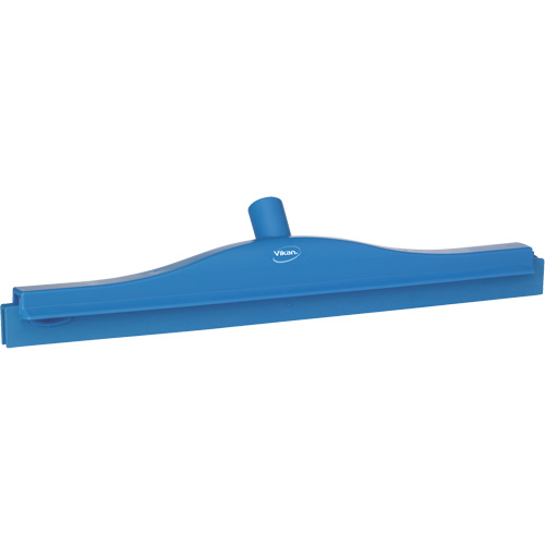 Raclette hygi&eacute;nique &agrave; lame double Ultra, 20", Bleu Maritime Industrial Rubber