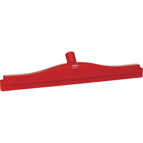 Raclette hygi&eacute;nique &agrave; lame double Ultra, 20", Rouge Maritime Industrial Rubber