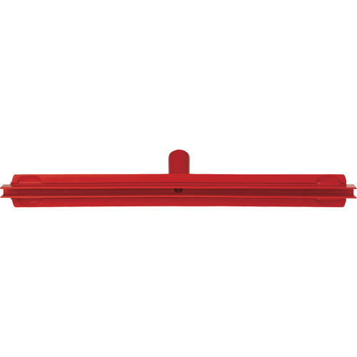 Raclette hygi&eacute;nique &agrave; lame double Ultra, 20", Rouge Maritime Industrial Rubber