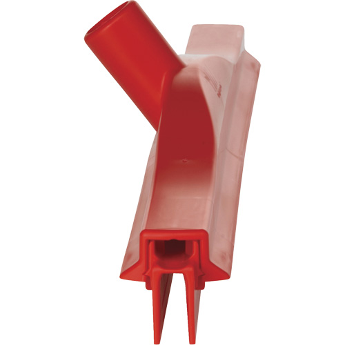 Raclette hygi&eacute;nique &agrave; lame double Ultra, 20", Rouge Maritime Industrial Rubber