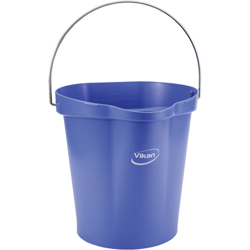 Seau pour l'hygi&egrave;ne des aliments, Mauve, 3 gal. US Maritime Industrial Rubber