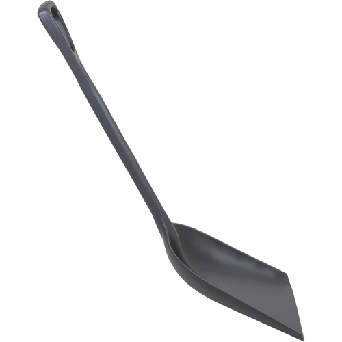 Pelle regranul&eacute;e monopi&egrave;ce, Plastique, Lame Polypropyl&egrave;ne, Manche en Prise en D, Longueur 25" Maritime Industrial Rubber