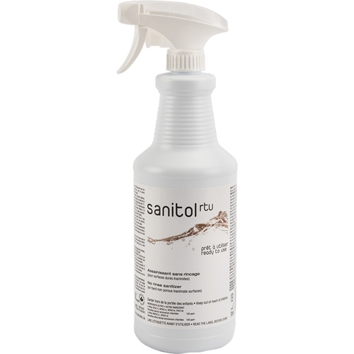 Sanitol Concentrated Disinfectant & Sanitizer, 950 ml, Trigger Bottle Maritime Industrial Rubber