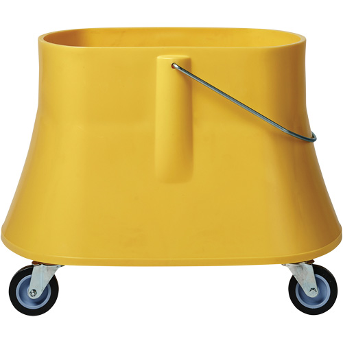 Seau pour vadrouille Champ, Capacit&eacute; de 10 gal. US (40 pintes), Jaune Maritime Industrial Rubber