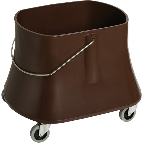 Seau pour vadrouille Champ, Capacit&eacute; de 10 gal. US (40 pintes), Brun Maritime Industrial Rubber