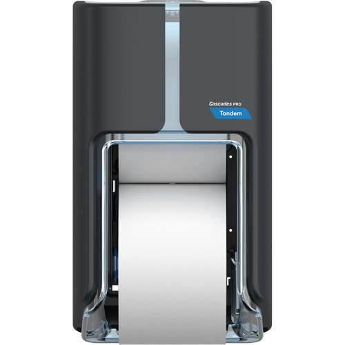 Pro Tandem Top-Bottom High Capacity Toilet Paper Dispenser, Multiple Roll Capacity Maritime Industrial Rubber