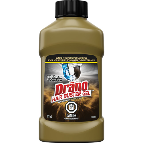 Produit d&eacute;bouchant extra puissant pour les bouchons de cheveux de Drano Maritime Industrial Rubber
