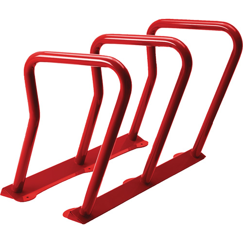 Surf Bike Rack, Steel, 6 Bike Capacity Maritime Industrial Rubber