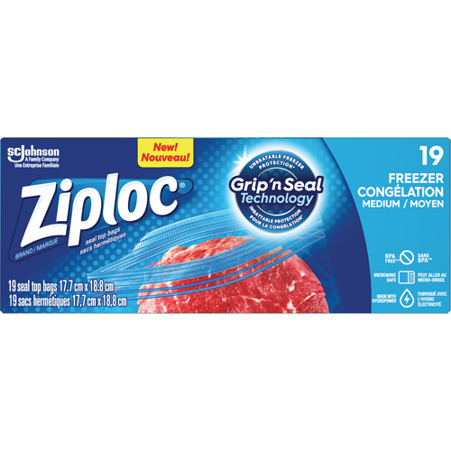 Sacs de cong&eacute;lation Ziploc Maritime Industrial Rubber