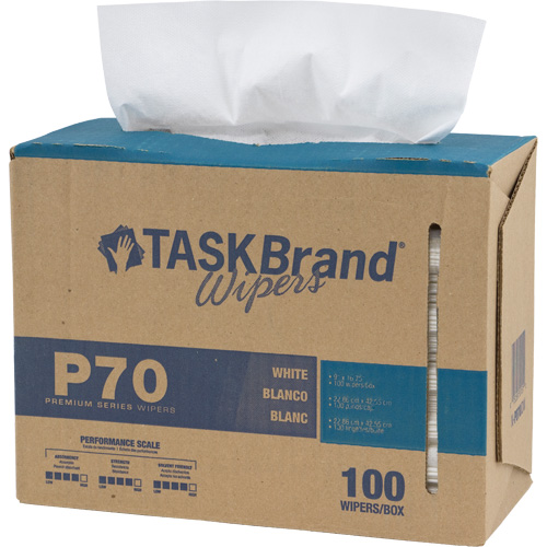 TaskBrand&reg; P70 Premium Series Wipers, Heavy-Duty, 16-3/4" L x 8-1/4" W Maritime Industrial Rubber