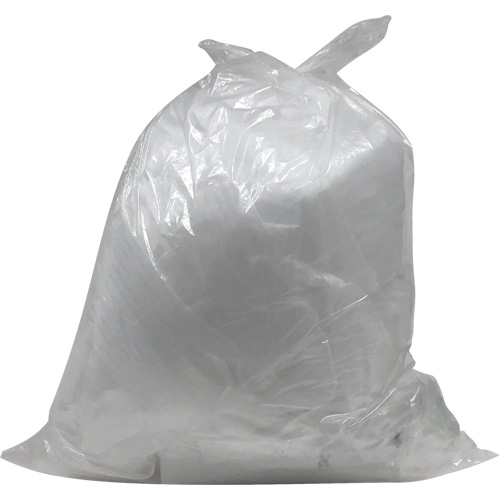 Industrial Garbage Bags, X-Strong, 26" W x 36" L, 1.2 mils, Clear, 45 L (12 Gal.) Capacity Maritime Industrial Rubber