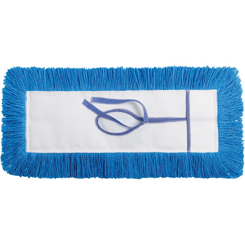 Static-H Dust Mop, Tie-On Style, Nylon, 18" L x 5" W Maritime Industrial Rubber