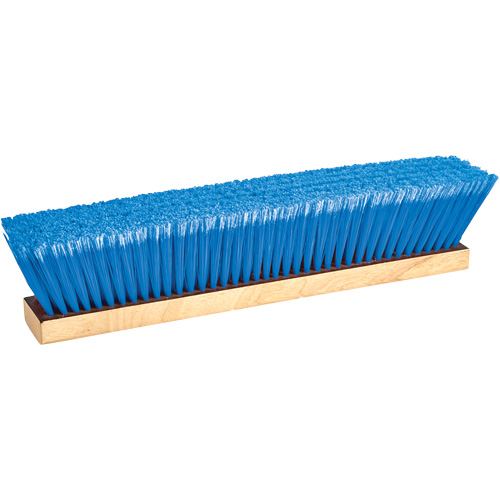 Ryno Push Broom Head, 36", Fine, PVC Bristles Maritime Industrial Rubber