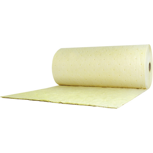 Chemical Sorbent Roll, Heavyweight, 150' L x 38" W, 89.4 gal Absorbancy Maritime Industrial Rubber