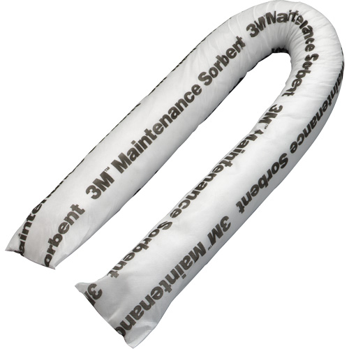 Maintenance Sorbent Mini-Boom, Universal, 4' L x 3" W, 15.6 gal Absorbancy Maritime Industrial Rubber