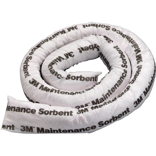 Maintenance Sorbent Mini-Boom, Universal, 8' L x 3" W, 15.6 gal Absorbancy Maritime Industrial Rubber