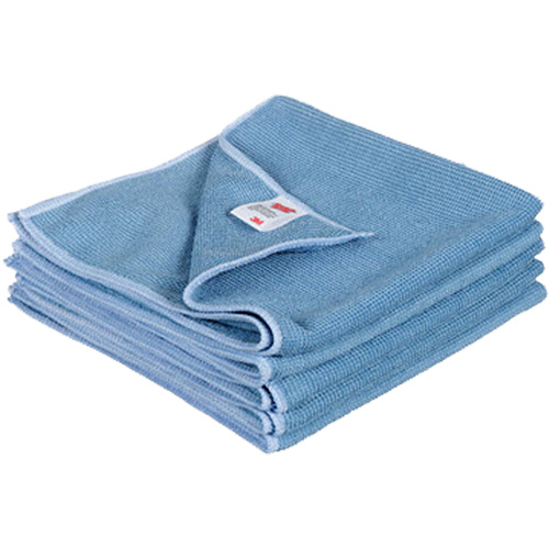 Scotch-Brite High Performance Cleaning Cloth, Microfibre, Blue Maritime Industrial Rubber