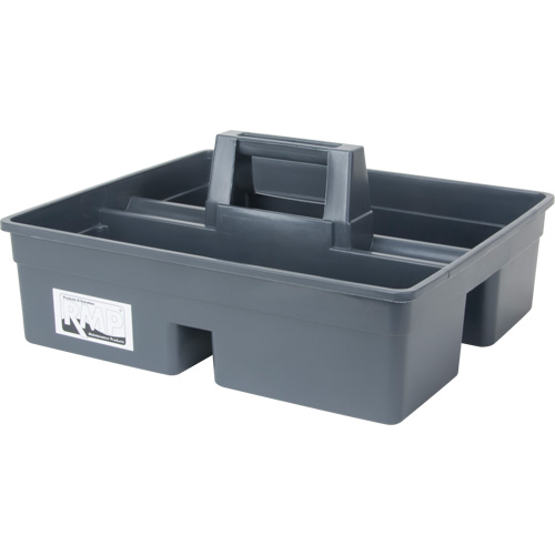 Porte-outils, 6,75" x 11,75" x 4", Gris Maritime Industrial Rubber