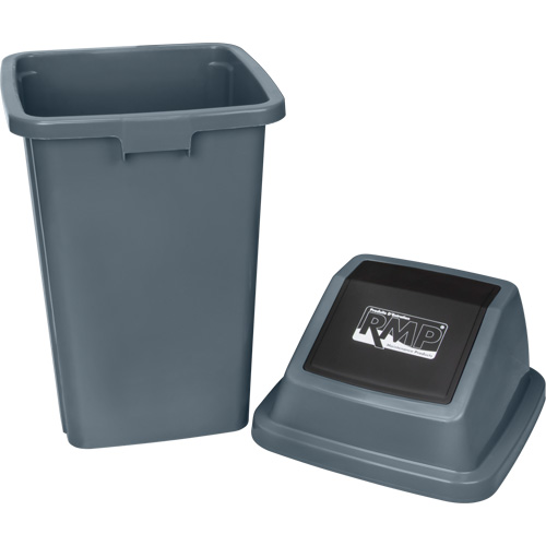 Garbage Can, Plastic, 26 US gal. Maritime Industrial Rubber