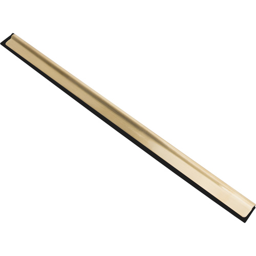 Lame de raclette &agrave; vitres, 14", Caoutchouc, Cadre Laiton Maritime Industrial Rubber