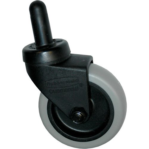 Roulette de rechange en plastique pour chariot &agrave; d&eacute;chets Maritime Industrial Rubber