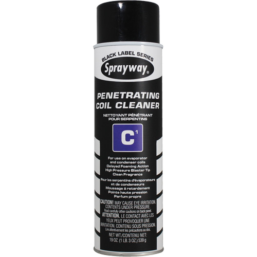 Nettoyant p&eacute;n&eacute;trant pour serpentins C1, 19 oz liq., Canette a&eacute;rosol Maritime Industrial Rubber