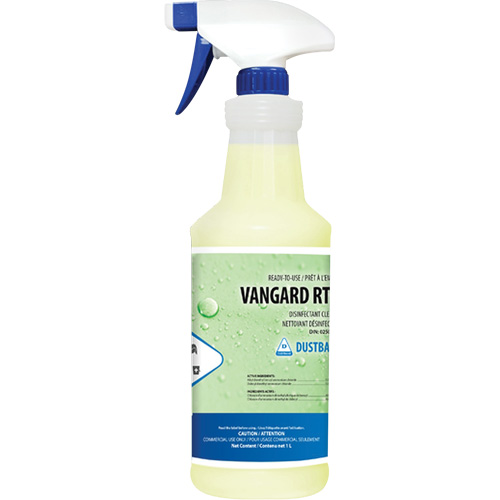 Vangard Ready-to-Use Disinfectant, 1 L, Trigger Bottle Maritime Industrial Rubber