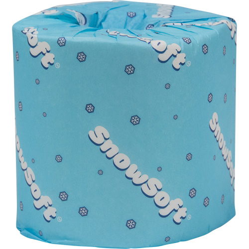 Snow Soft Premium Toilet Paper, 2 Ply, 500 Sheets/Roll, 145' Length, White Maritime Industrial Rubber