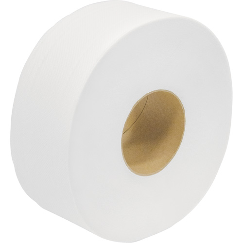 Snow Soft Premium Mini JRT Toilet Paper, Jumbo Roll, 2 Ply, 650' Length, White Maritime Industrial Rubber