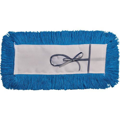 Static-H Dust Mop, Tie-On Style, Nylon, 60" L x 5" W Maritime Industrial Rubber