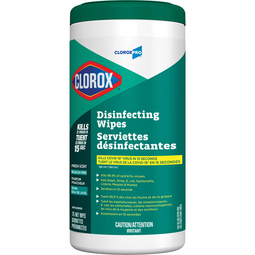 Disinfecting Wipes, 75 Count Maritime Industrial Rubber
