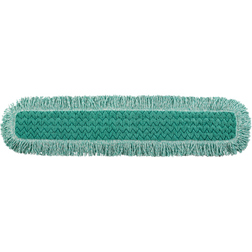 Hygen Fringed Dust Pad, Hook and Loop Style, Microfibre, 40" L x 9" W Maritime Industrial Rubber