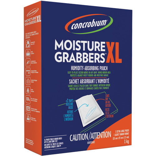 Sachets d&eacute;shydratants Concrobium Moisture Grabbers XL Maritime Industrial Rubber