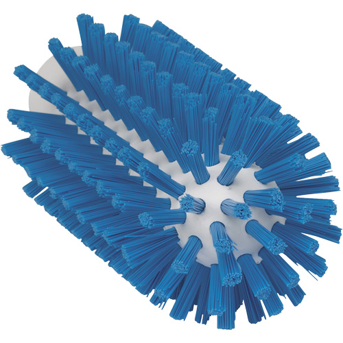 2.5" Brush, Stiff Bristles, 5-3/5" Long, Blue Maritime Industrial Rubber