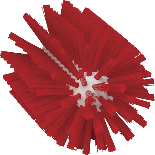 Brosse de 3,5", Soies Moyen, Longueur de 6", Rouge Maritime Industrial Rubber