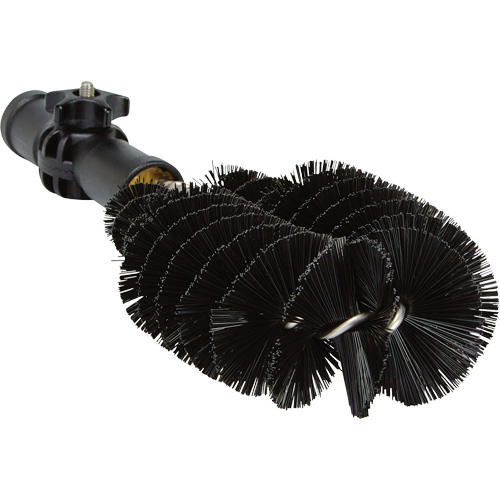 Brosse &agrave; tubes, Soies Ferme, Longueur de 11", Noir Maritime Industrial Rubber