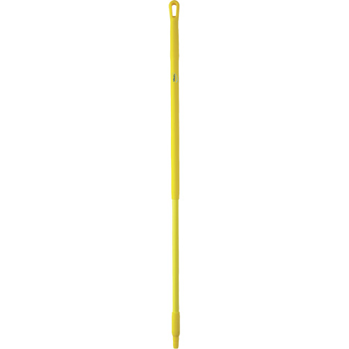 Handle, Broom/Brush/Pad Holder/Scraper/Squeegee, Yellow, Standard, 51-1/2" L Maritime Industrial Rubber