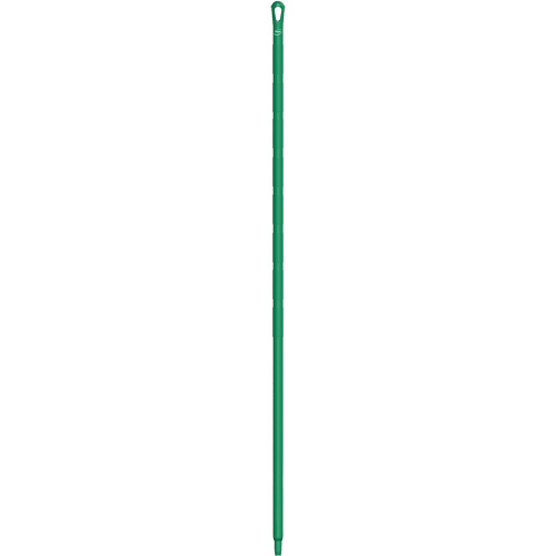 Ultra Hygiene Handle, Broom/Brush/Pad Holder/Scraper/Squeegee, Green, Ergonomic, 67" L Maritime Industrial Rubber
