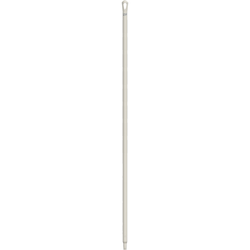 Ultra Hygiene Handle, Broom/Brush/Pad Holder/Scraper/Squeegee, White, Ergonomic, 67" L Maritime Industrial Rubber