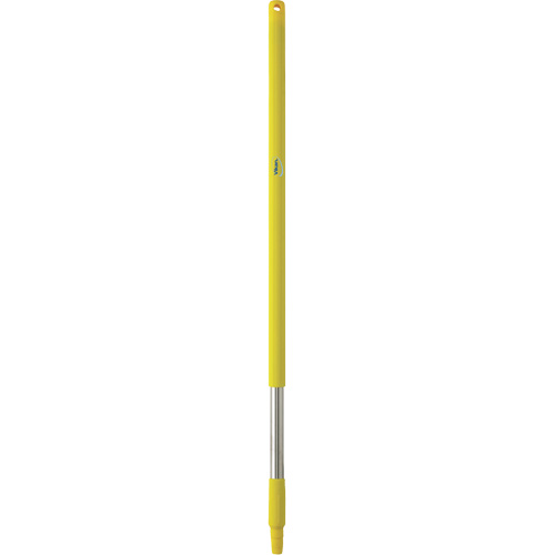 Handle, Broom/Brush/Pad Holder/Scraper/Squeegee, Yellow, Standard, 40" L Maritime Industrial Rubber